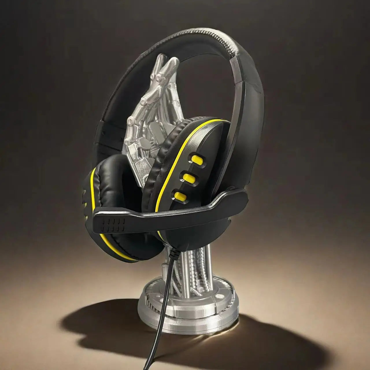 7260 Wired Headphones with Microphone，Suitable for work meetings、Study Recording、Entertainment Games，Compatible：PS4/PS5/Xbox One